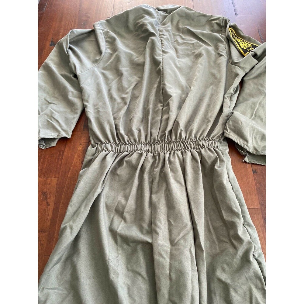 Military Flight Suit L/XL Jumpsuit Costume Halloween Cosplay Air Force - Picture 7 of 10